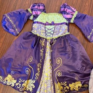 Disney Parks Rapunzel Purple and Gold Kids Princess Costume